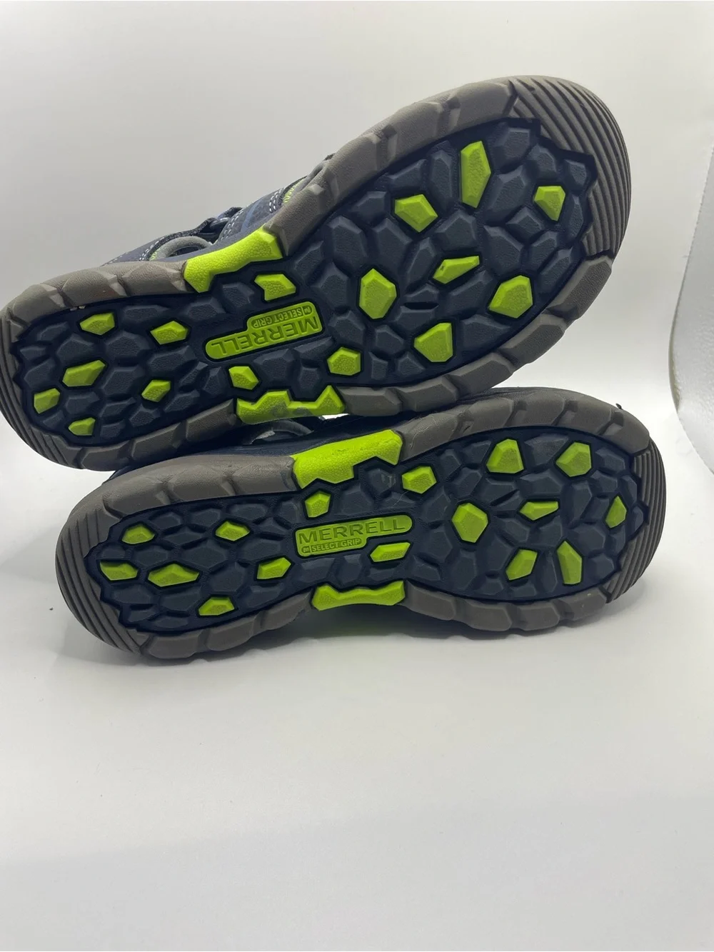 Merrell Kids Navy with Lime Accent‎ Outdoor Sport Sandals